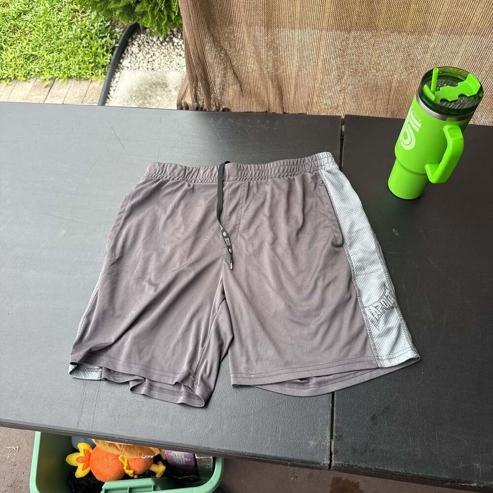 Tapout Performance Athletic Shorts Grey Men's Training Gym